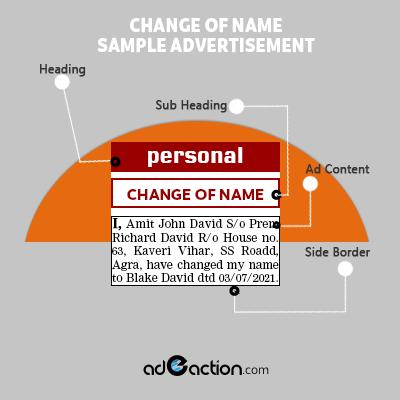 Sakal Change of Name